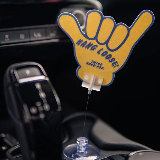 "Swing Hand Pop" Waving Air Freshener - Hang Loose Yellow
