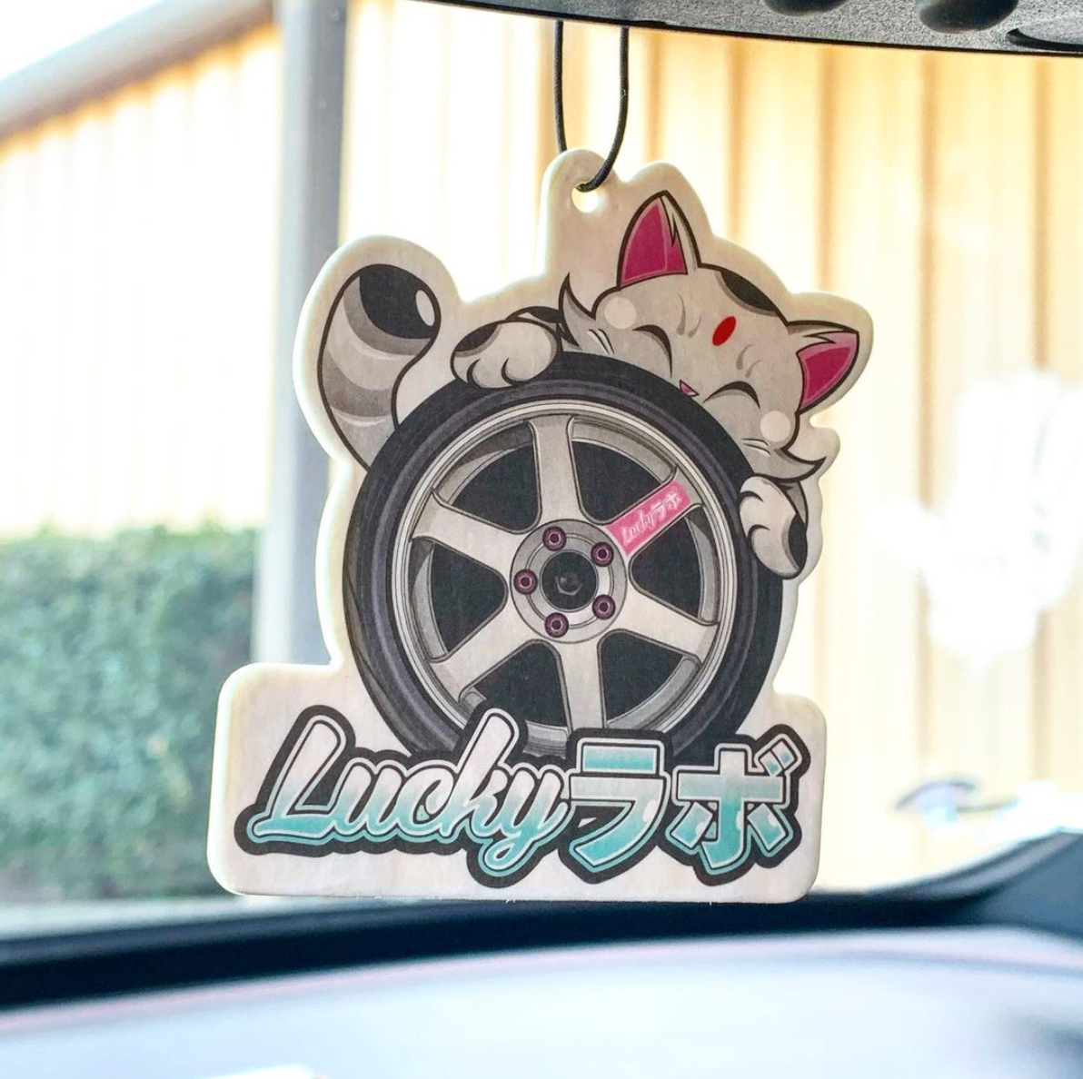 Lucky ラボ x Dafski Wheel Cat Air Freshener - Dark Ice