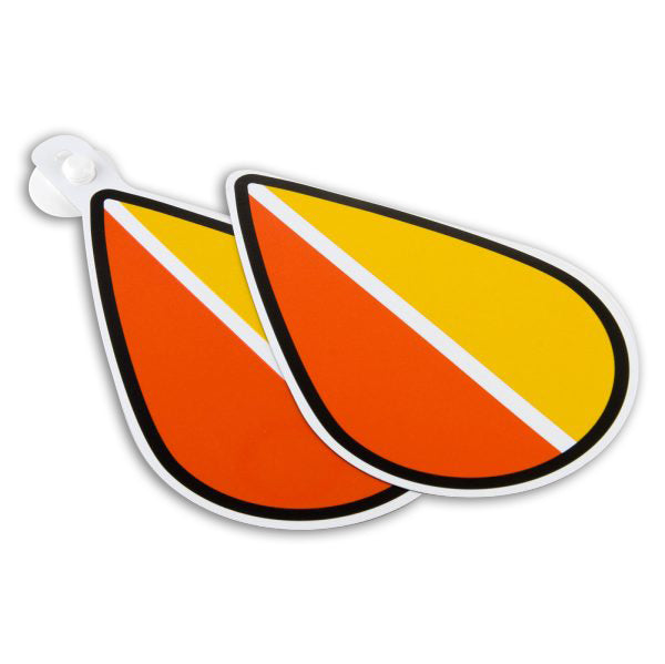 JDM Elder Badge Ochiba Mark - 2 Piece Set - Magnet & Suction Mount