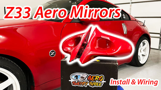Z33 Aero Mirror Install